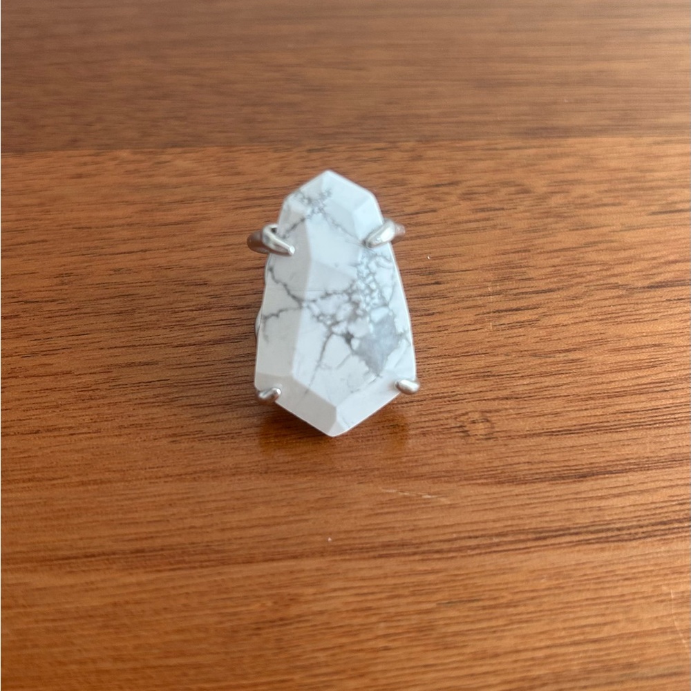 Kendra Scott White and Gray Ring